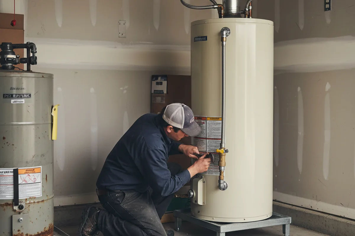 Water heater and shutoff valve replacement in Portales